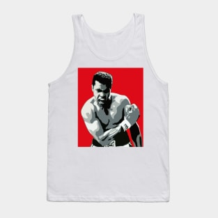 Muhammad Ali Red Strong Tank Top